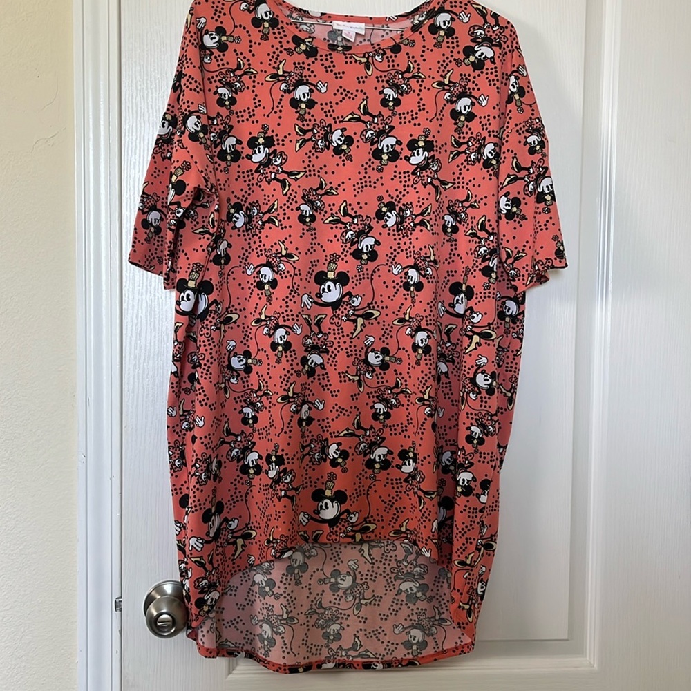 Classic Minnie Mouse Lula Roe Top Size Small - Picture 4 of 8